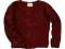 ZARA  SWETER  bordowy a'la warkocze r.152 N492D