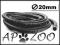 WĄŻ KARBOWANY do filtrów pomp i lamp UV _ 20mm 3mb