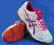 Buty ASICS GEL-ROCKET 7 r. 41,5 white/fuch/magneta