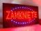 ZAMKNIĘTE  REKLAMA LED NEON  tablica szyld