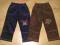 Wyprzedaż OCIEPLANE Spodnie sztruks + polar 98/104