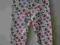 F&amp;F legginsy z kwiatuszkami  2-3 l / 98 cm