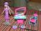 Polly pocket lalka Mattel plastikowe ubrankaFryzjr