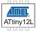 ATTINY12L-4SC Atmel AVR SMD soic-8 attiny attiny12