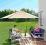 Parasol ogrodowy ścienny XXL Solax SUNSHINE