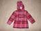 płaszczyk w kratke z kapturkiem r 74,  12 m ...