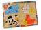 UKŁADANKA DREWNIANA Z PINEZKAMI ZWIERZĘTA DUŻA
