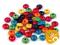 Kolorowe koraliki drewniane dysk - 10 g - kolory