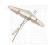 PARASOL OGRODOWY DREWNIANY ECRU śr. 3m MB0256