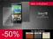 HTC DESIRE 816 SUPER ZESTAW ETUI SKIN + FOLIA