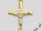 ZŁOTY KRZYŻYK PREZENT BIERZMOWANIE KOMUNIA ŚLUB