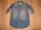 H&amp;M koszula jeansowa tunika roll-up 110-116