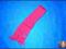 8422-49 __WELNIANY ROZOWY SZALIK Z FREDZLAMI__