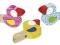 DREWNIANY GWIZDEK kolorowy ptaszek GOKI hit! 3+