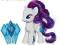 MY LITTLE PONY RARITY A3545 RUCHOMA GŁOWA I OGONEK