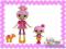 MINI LALALOOPSY LALKA SAHARA MIRAGE + PITA MIRAGE