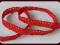 KORONKA BAWEŁNIANA 11mm CZERWONA C070 1,30zł/0,5m
