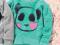 NEXT Bluza JUMPER _jade PANDA_ MIĘTOWA SUPER 122