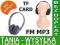 SŁUCHAWKI BEZPRZEWODOWE MP3 RADIO FM MICRO SD KART