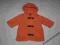 GAP płaszczyk z wełną jesień ORANGE 74 - 80