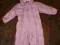 Różowy kombinezon dla dziewzynki roz 74