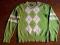 H&amp;M lekki sweterek ciekawy wzór  r.146/152