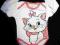 2 szt. BODY NIEMOWLĘCE KOTEK MARIE DISNEY 80 CM *c