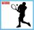 NAKLEJKA NAKLEJKI TENIS ZIEMNY GRA W TENISA HOBBY