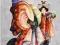 JAPONKI W KIMONACH dziewczynka folklor HOKUSAI