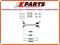 Sprężynki szczęk Nissan MICRA K11 93-02 montażowy