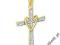 19 ZŁOTY KRZYŻYK Z CYRKONIAMI ZŁOTO 333 KRZYŻ TANI