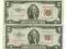 ZESTAW  LOT 2  DOLARY  1953 B