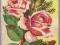 pocztówka RÓŻOWE RÓŻE lata 40