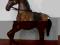 Figurka wierzchowca ze skóry.koń