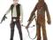 FIGURKA STAR WARS HAN SOLO + CHEWBACCA DEATH STAR