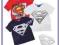 SUPERMAN T-SHIRT KOSZULKA BLUZKA  7/8 128 CZERWONY