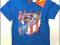 SUPERMAN T-SHIRT KOSZULKA BLUZKA 7/8 128 NIEBIESKI