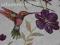 OBRUS GOBELINOWY kolibry 105x105 NA ŁAWĘ I KOŁO