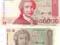 Chorwacja zestaw 1, 25, 50 tyś, 100 tyś dinara unc