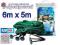 MOCNA SIATKA NA OCZKO WODNE 6x5m + BOLCE GRATIS