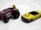 MOD TRACTOR No.25 + MERCEDES 230SL No.27- MATCHBOX