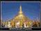 pocztówka SHWEDAGON złota Pagoda MYANMAR Birma