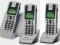 Telefon bezprzewodowy 3 słuchawki, intercom