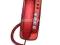 0406 Telefon stacjonarny LJ-206 Dartel Czerwony
