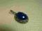 Lapis lazuli wisior srebro 925