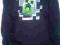 MINECRAFT - bluza z kapturem CREEPER r. 152-158cm