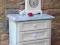szafka nocna stolik shabby chic biala stylowa