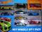 HOT WHEELS Zestaw 9 Autek WYŚCIGÓWEK SAMOCHÓD NOWY