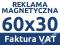 Reklama magnetyczna Folia Magnes 60x30 FVAT