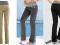 B570* B.P.C. BRĄZOWE WYGODNE SPODNIE CIĄŻOWE 44/46
